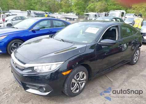 2017 Honda Civic Lx из США, поврежденный, VIN 19XFC2F52HE230173